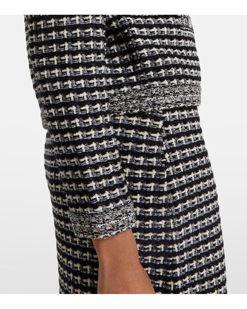 Tory Burch Black Jacquard Kendra Cardigan