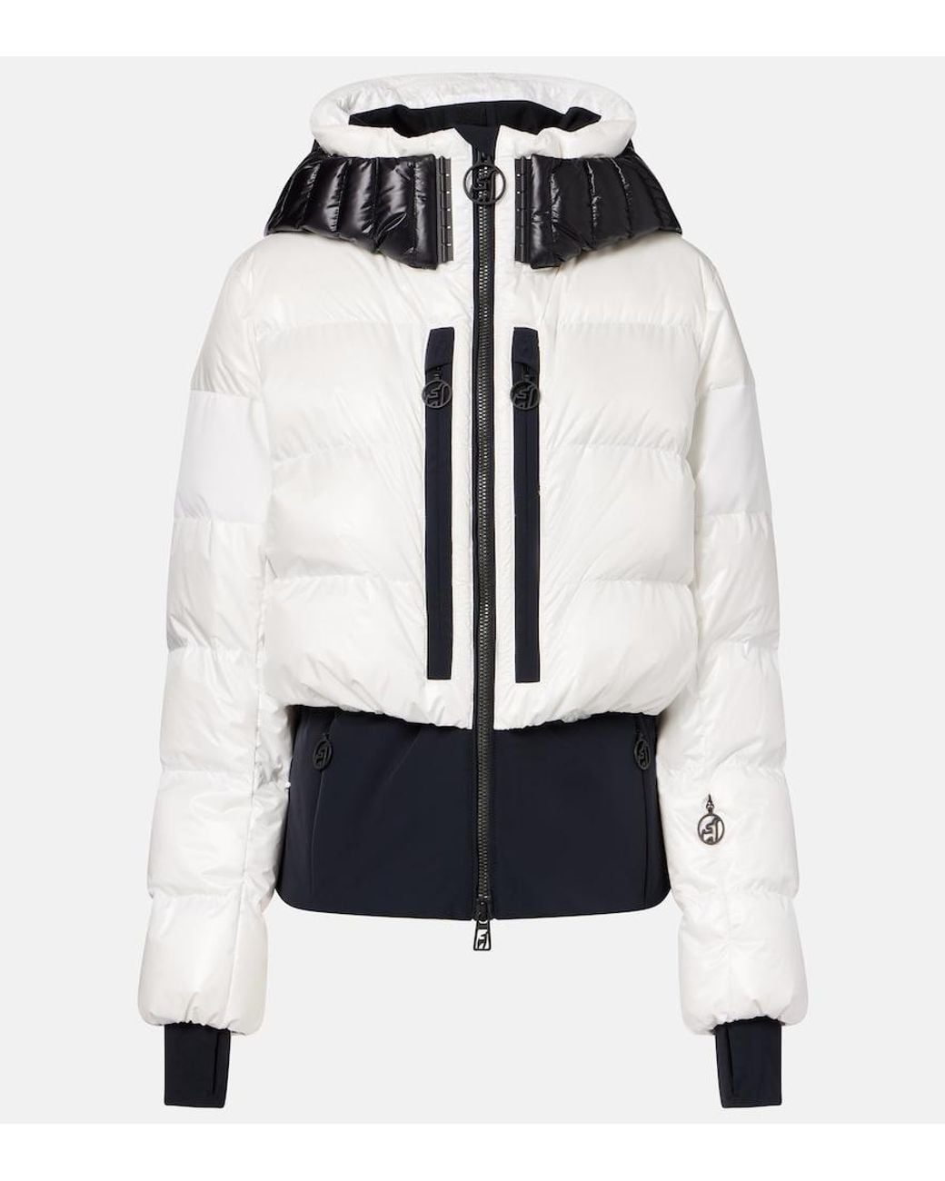 Toni Sailer White Bernadette Ski Jacket