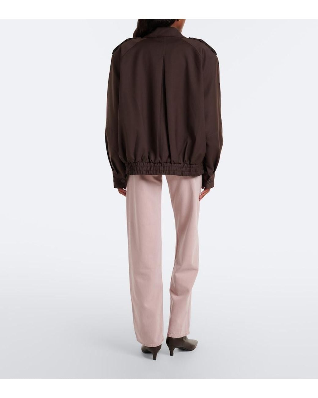 Agolde Pink Ren Wide-Leg Jeans