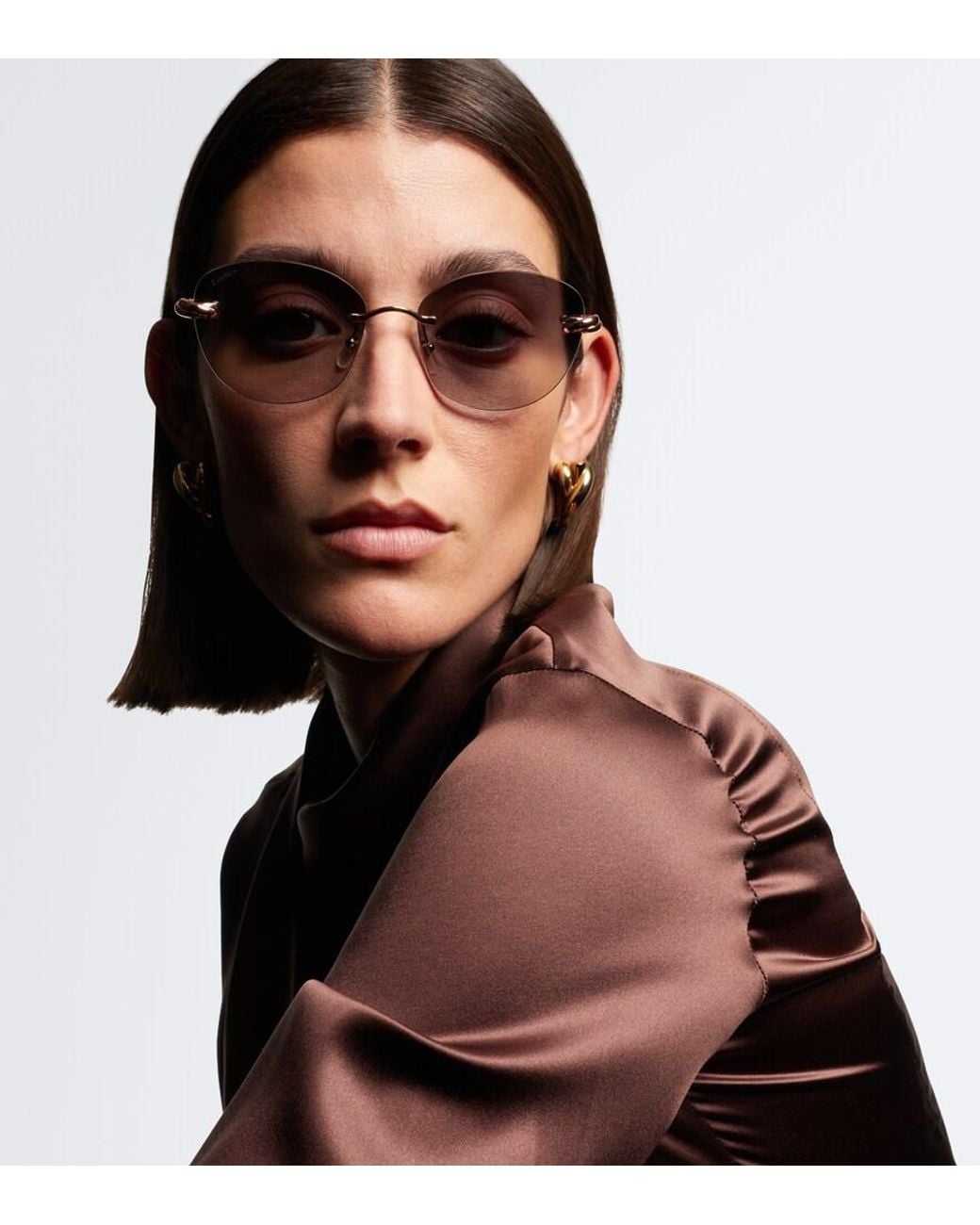 Cartier Metallic Trinity De Cartier Round Sunglasses