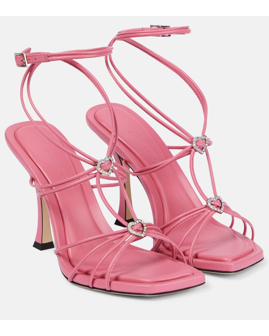 Jimmy Choo Patent Leather Azia 95 Sandals – Urbanheer