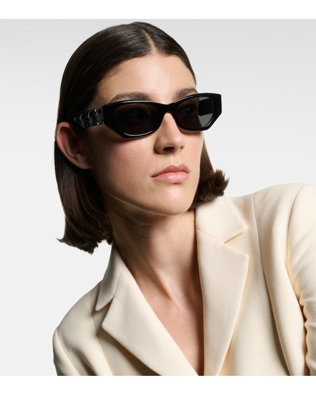 Dior Brown Lady 95.22 B1I Oval Sunglasses