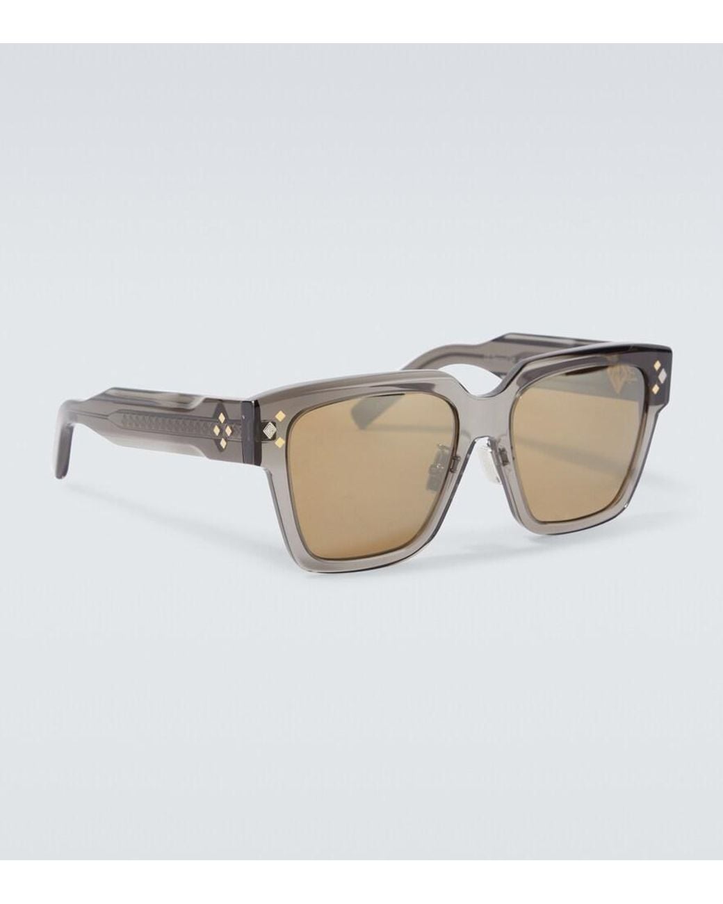 Dior Brown Cddiamond S2I Square Sunglasses for men