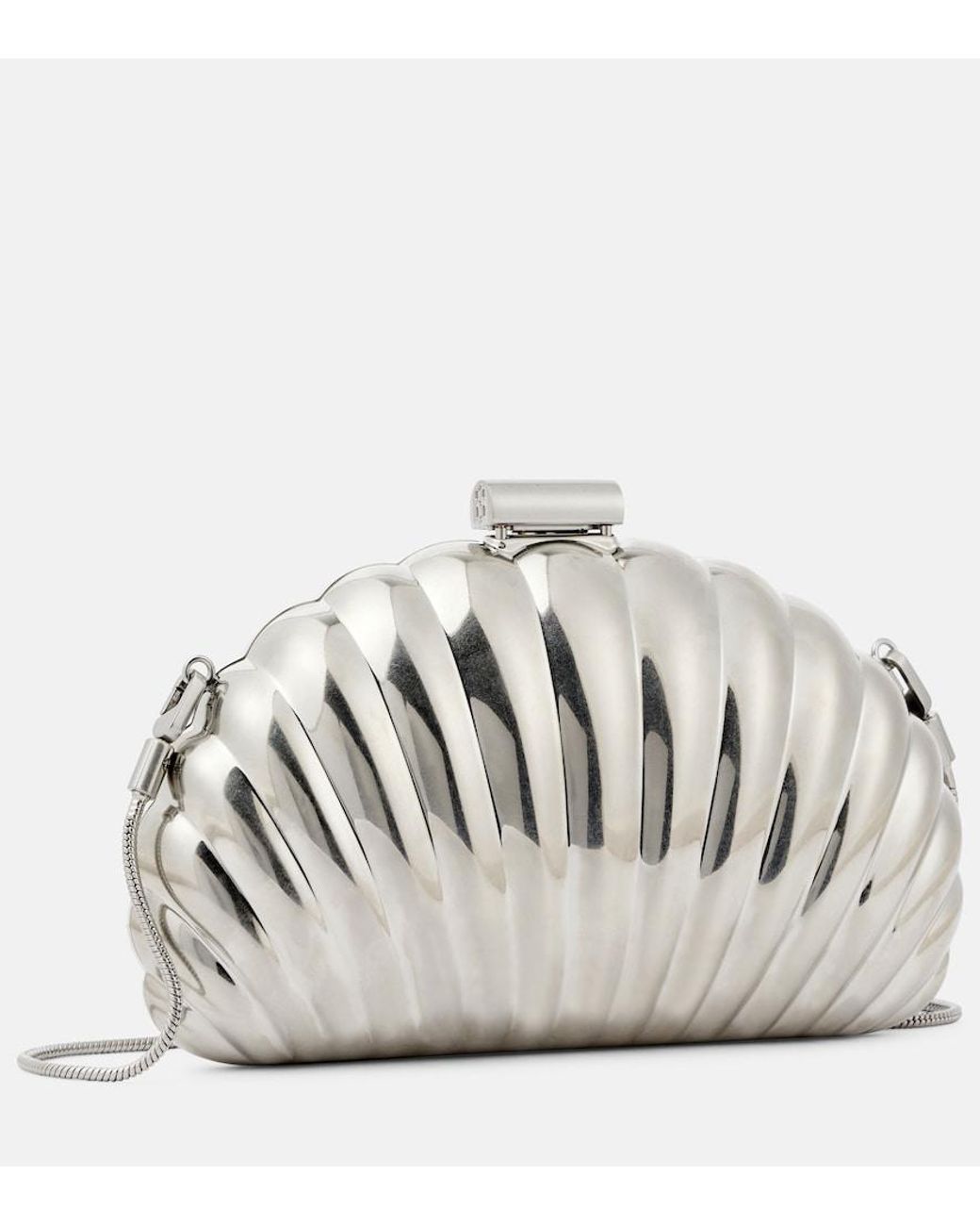 Jonathan Simkhai Metallic Monet Clutch