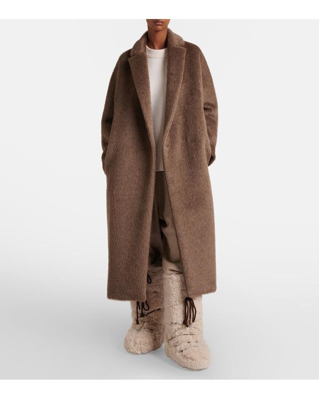 "Icon" Curly Extra Boot di Moon Boot in Natural