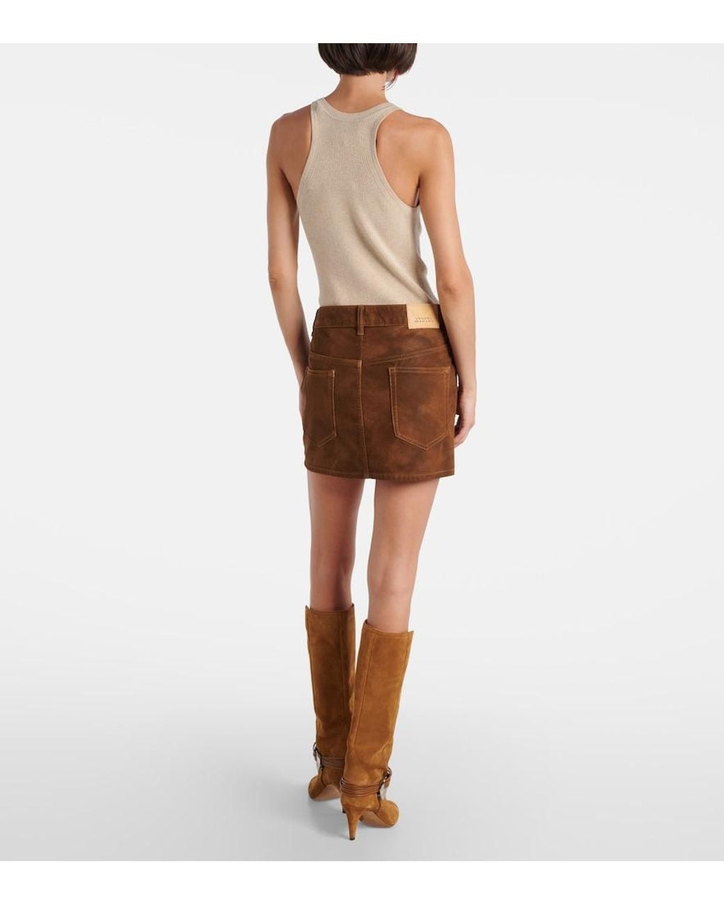 Isabel Marant Brown Kimmy Miniskirt