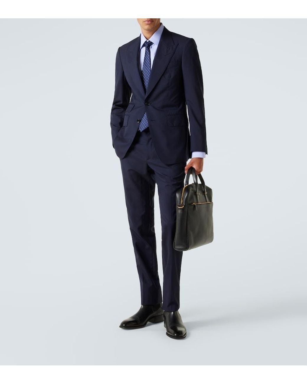 Tom Ford Blue Shelton Wool Suit for men