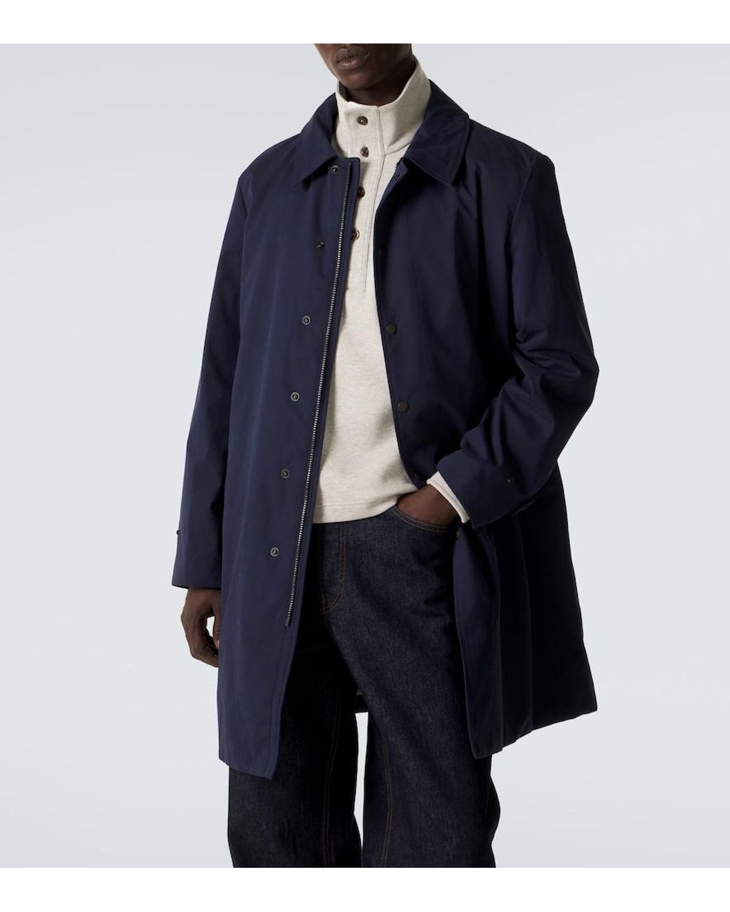 Moncler Blue Kervoyal Down Parka for men