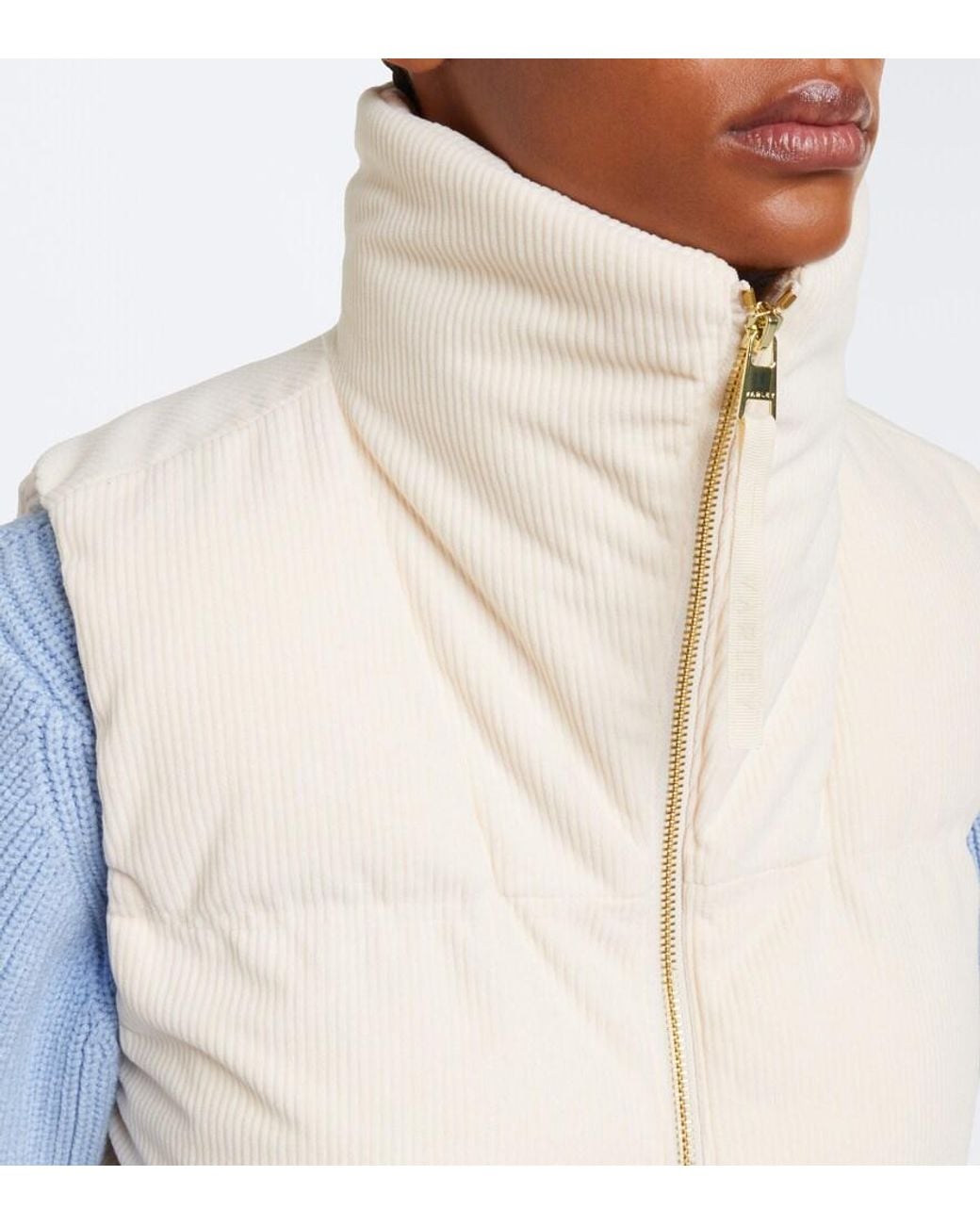 Varley Natural Lilah Corduroy Puffer Vest