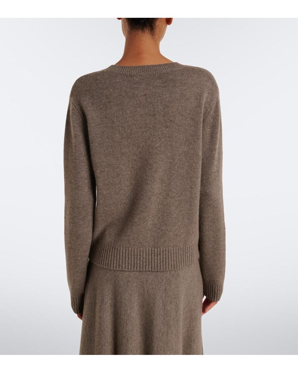 Lisa Yang Brown Mable Cashmere Sweater