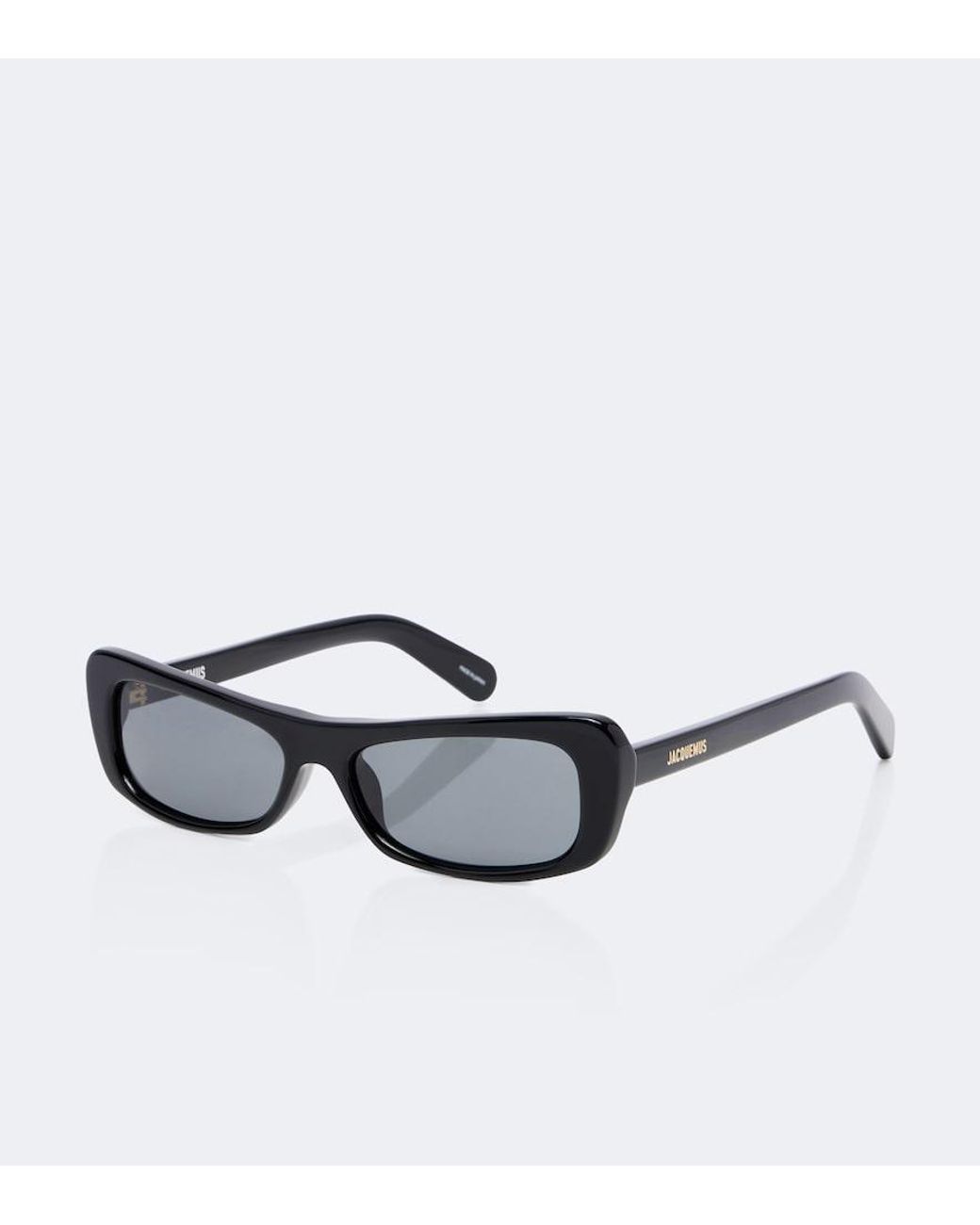 Jacquemus Black Capri Rectangular Sunglasses