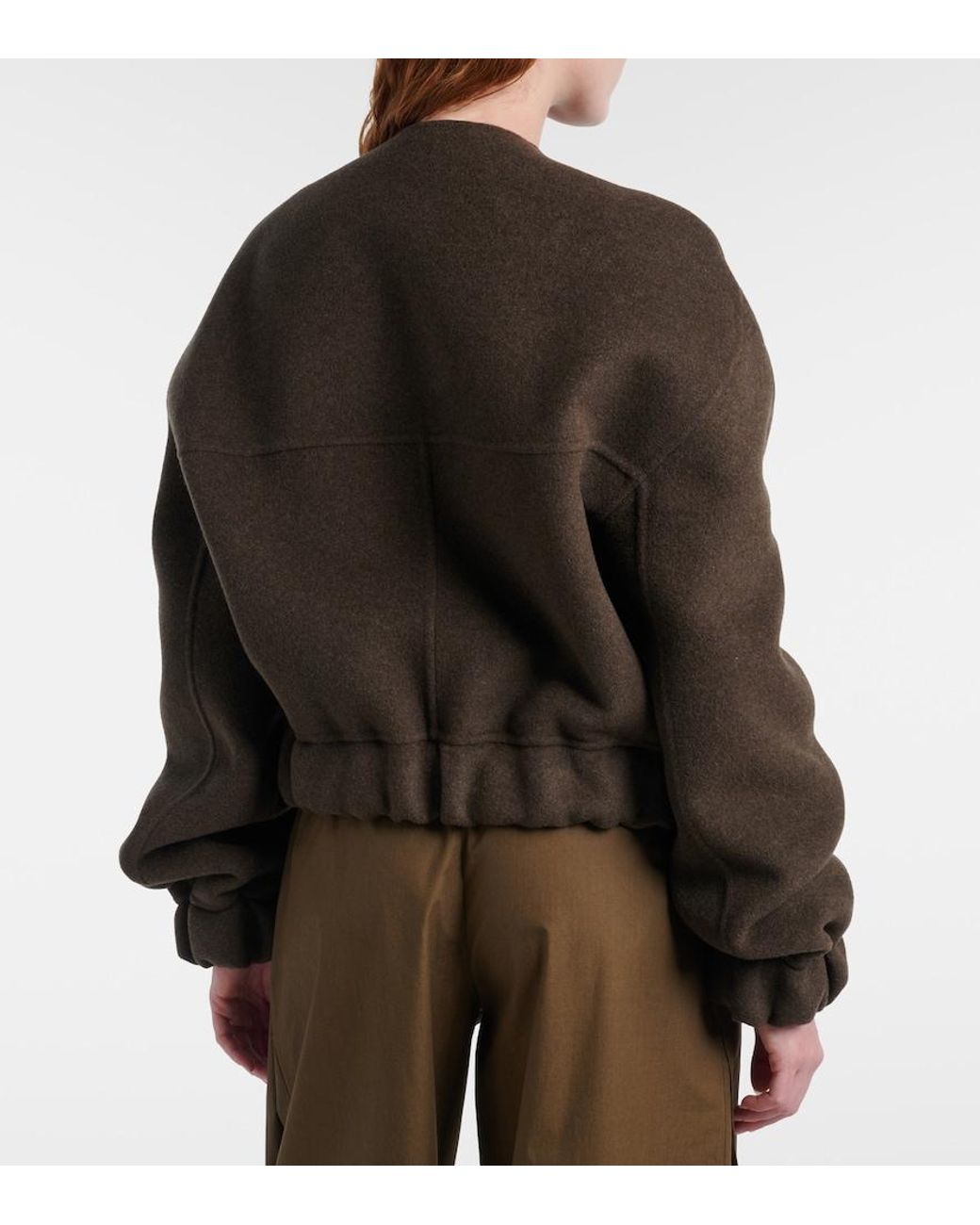 Khaite Brown Cordan Wool Jacket