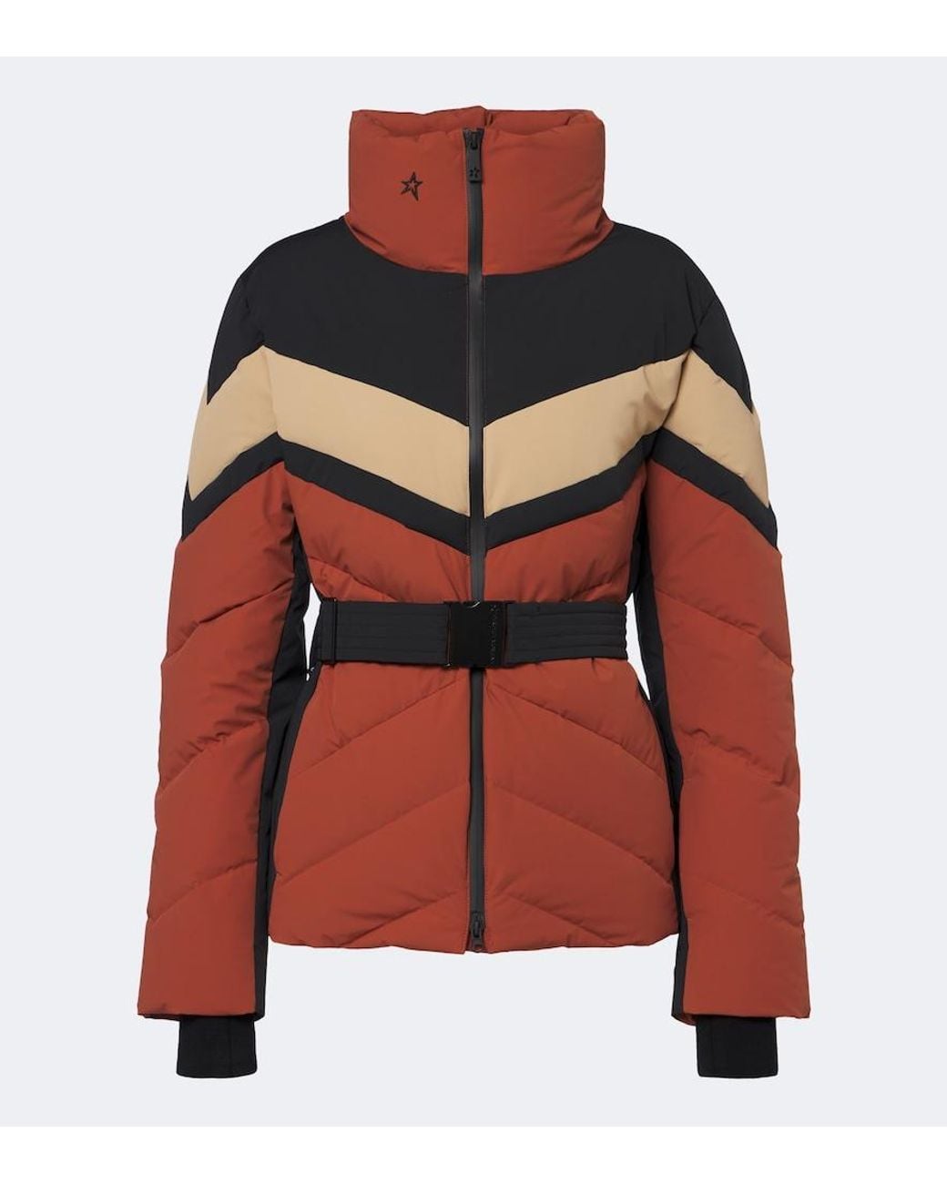 Perfect Moment Red Jg Belted Down Ski Jacket