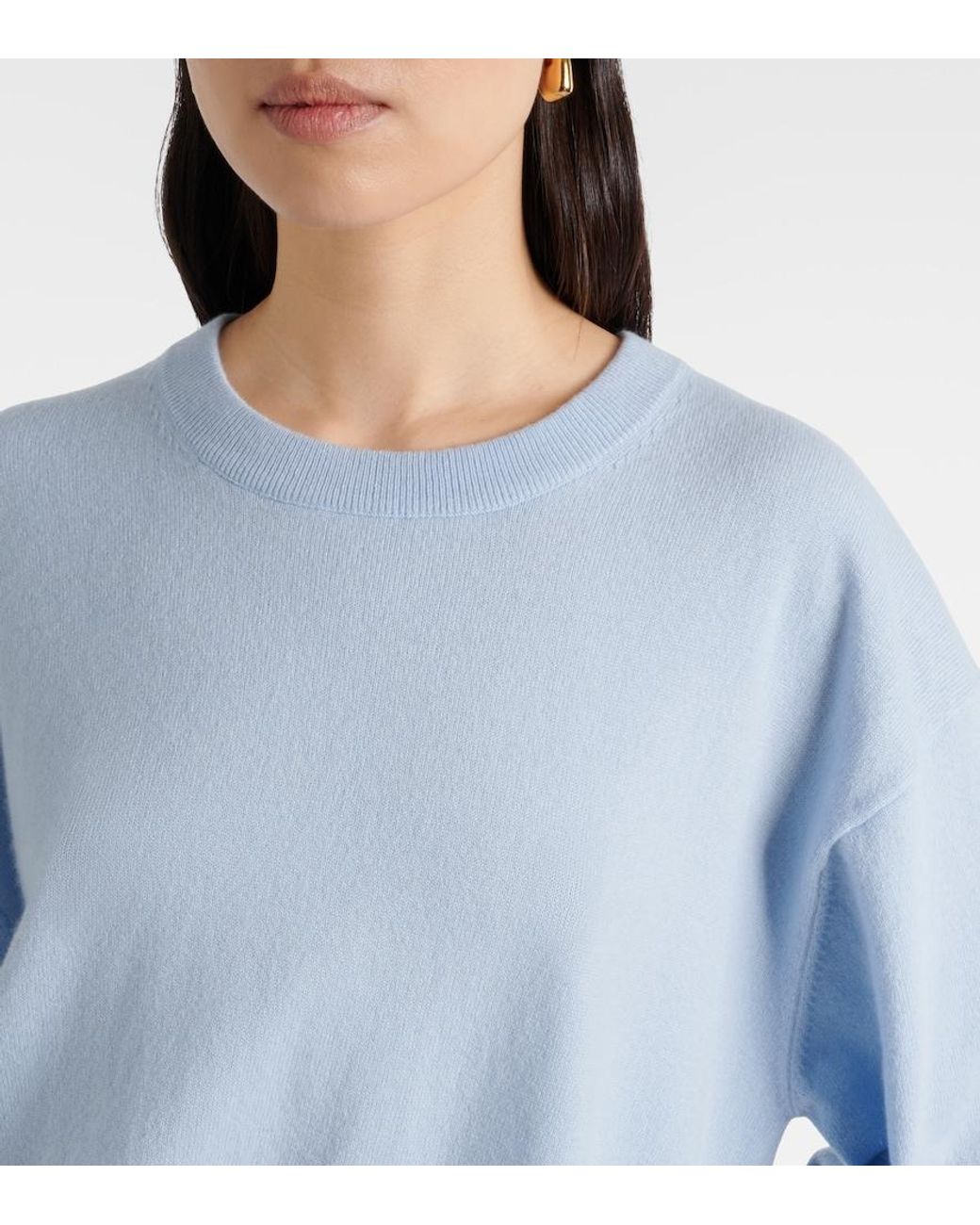 Jardin Des Orangers Blue Cashmere Sweater