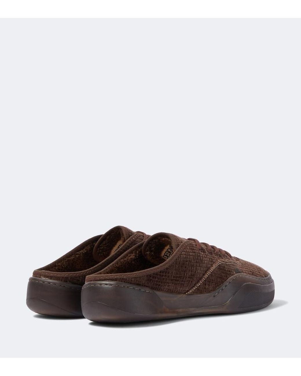 ERL Brown Camino Corduroy Mules for men