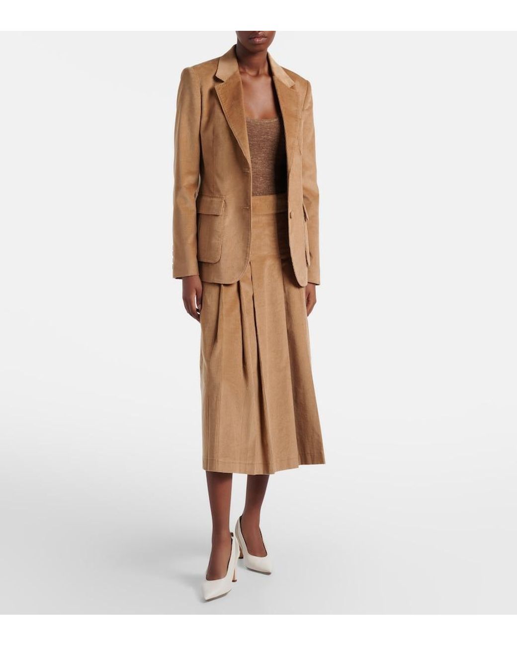 Gabriela Hearst Brown Cinxia Cashmere, Silk, And Hemp Tank Top