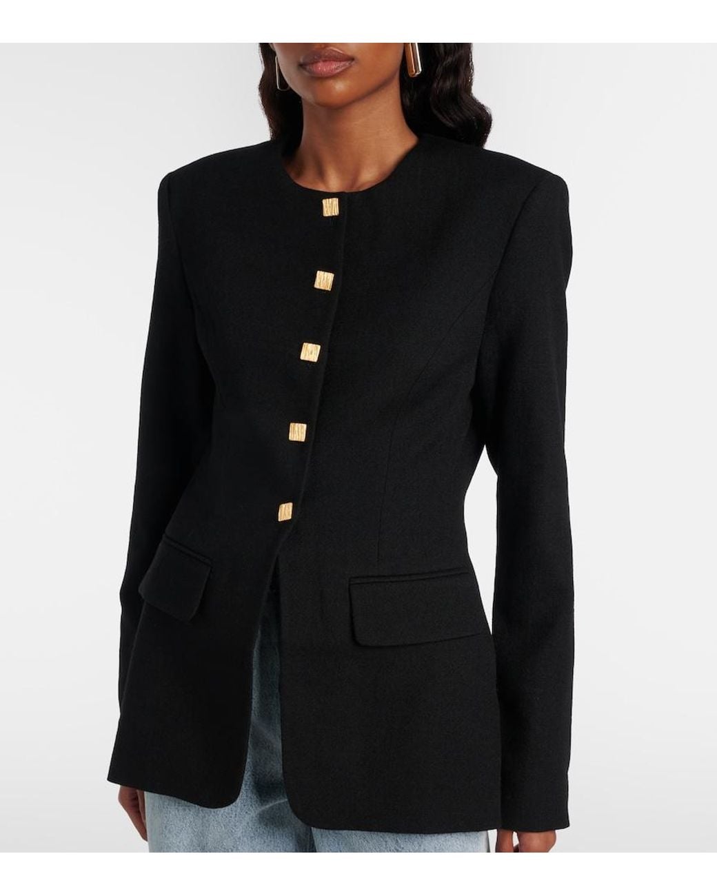 TOVE Black Moya Virgin Wool Blazer
