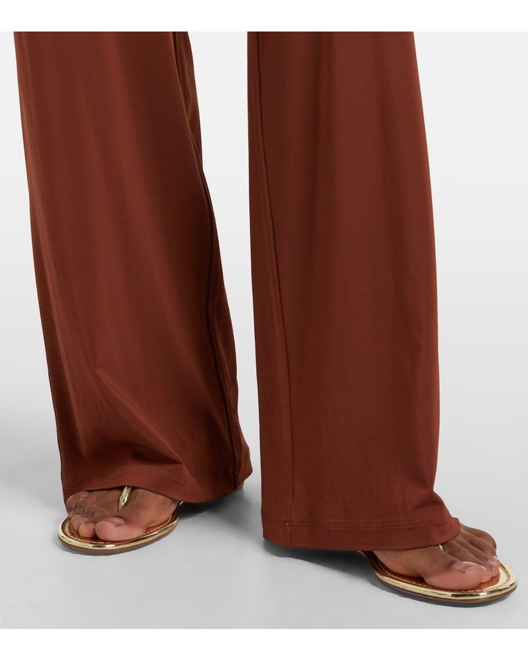 Max Mara Brown Acume Halterneck Jumpsuit