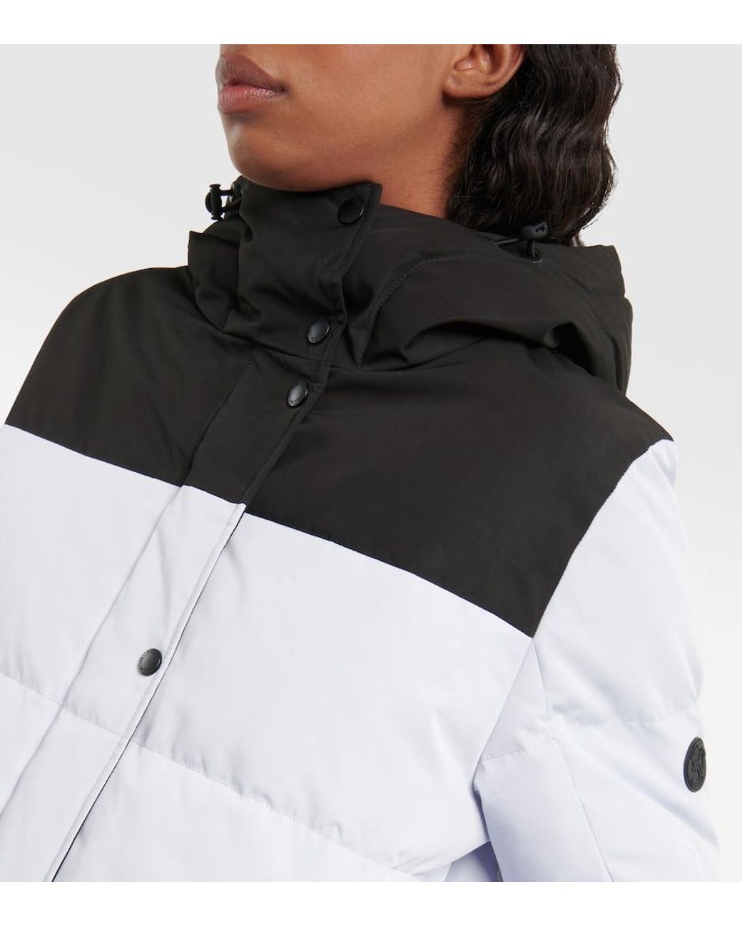 Yves Salomon Black Down Ski Jacket