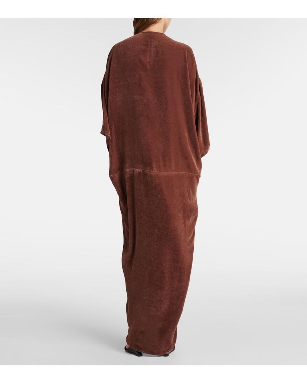 Rick Owens Brown Maxi Dress