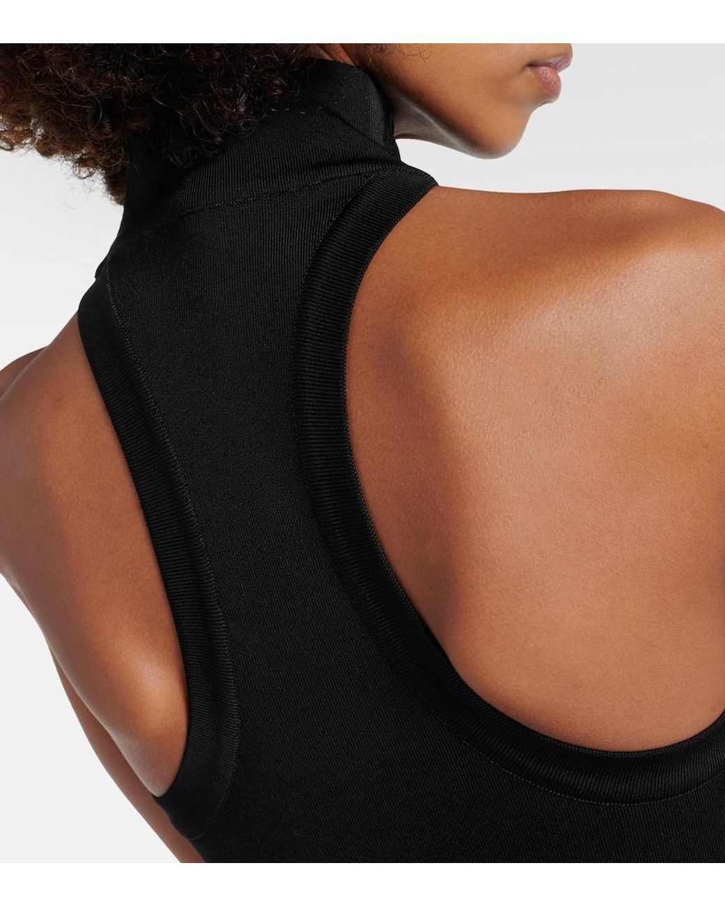 Alaïa Black Jersey Bodysuit