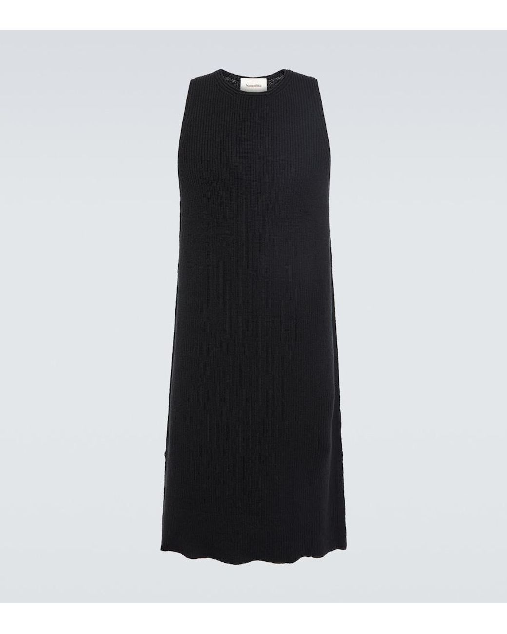 Nanushka Black Zeno Cotton-Blend Tank Top for men