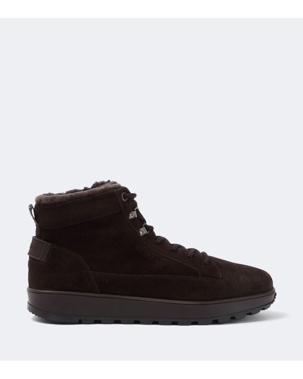Bogner Brown Antwerp Suede Lace-Up Boots for men