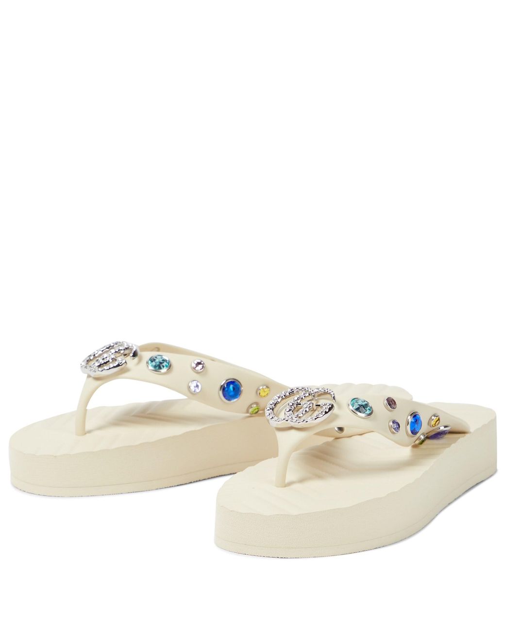 Gucci flip discount flops diamond