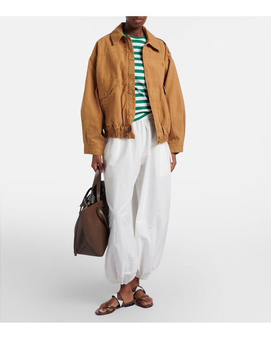 Polo Ralph Lauren Brown Cotton Blouson Jacket