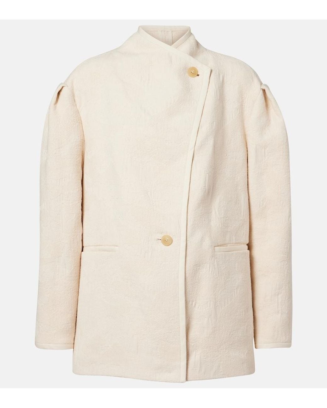 Isabel Marant Natural Uadie Padded Cotton Jacket