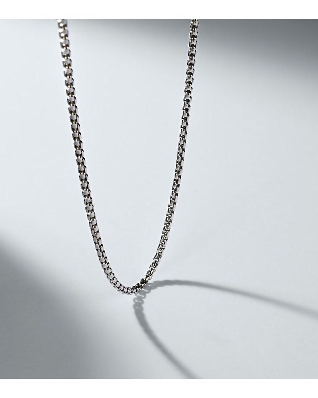David Yurman Blue Sterling Chain Necklace for men