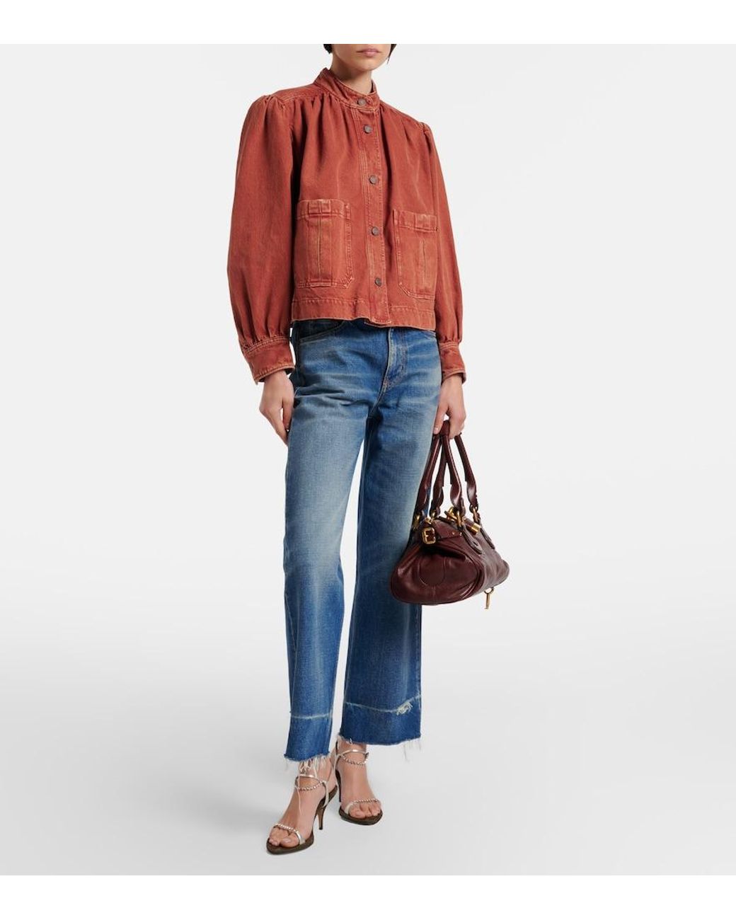 Chloé Brown Paddington Leather Shoulder Bag