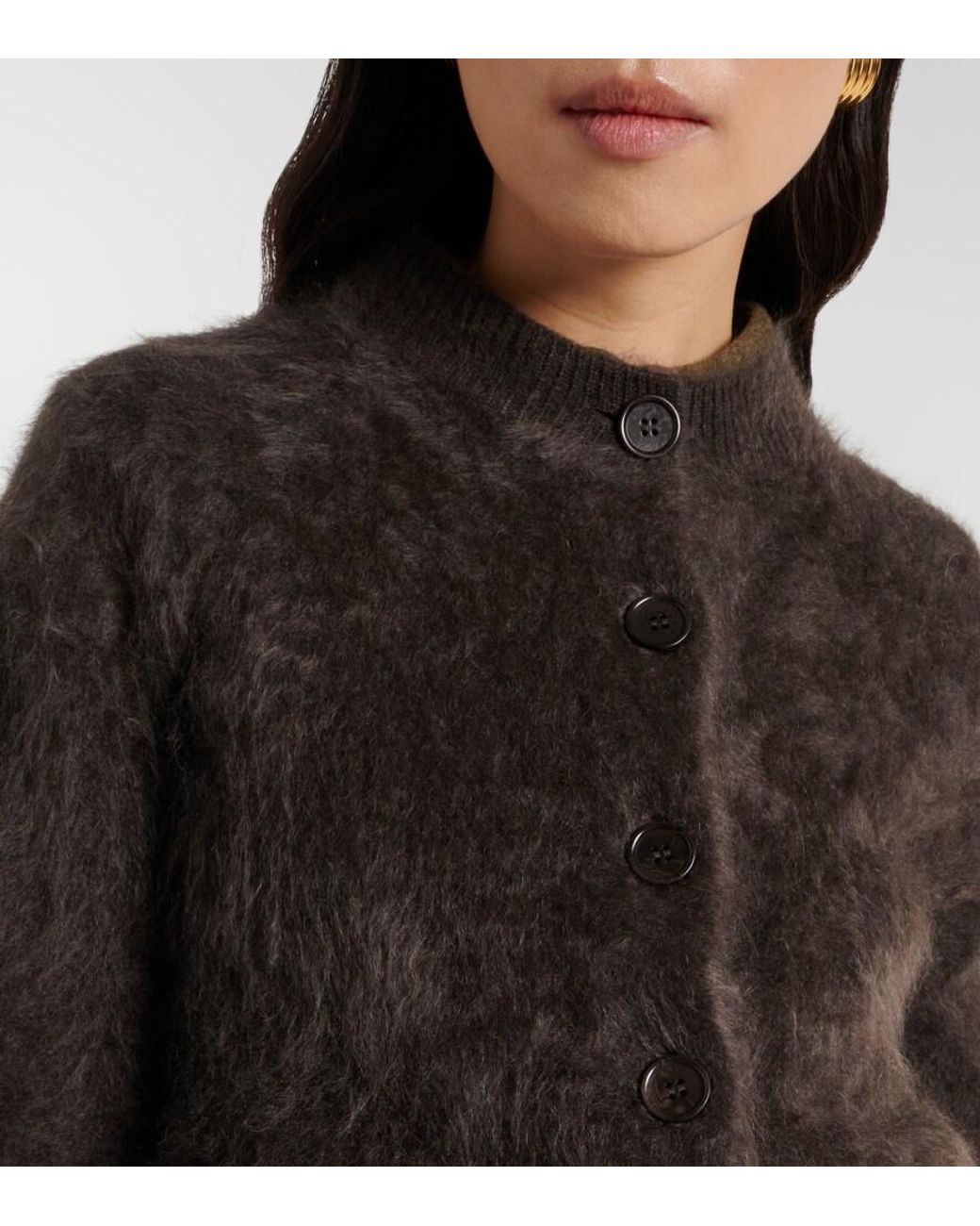 Lisa Yang Black Azalea Cashmere Cardigan