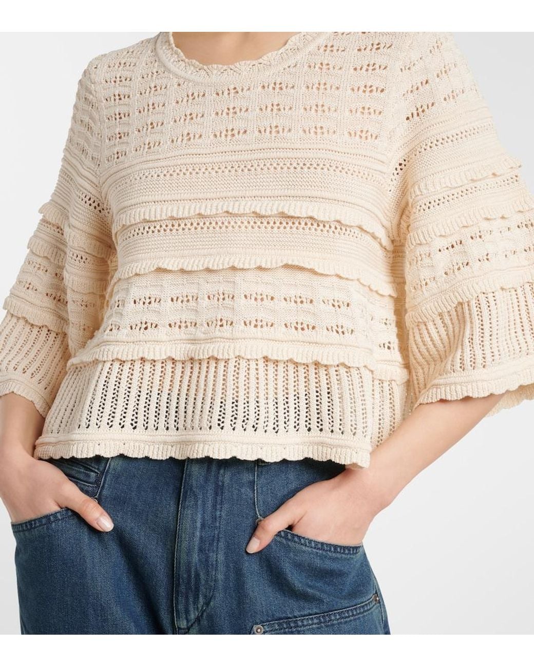 Pull Azelia En Coton Isabel Marant en coloris Natural