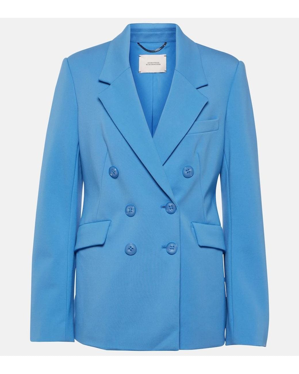 Dorothee Schumacher Blue Double-Breasted Blazer