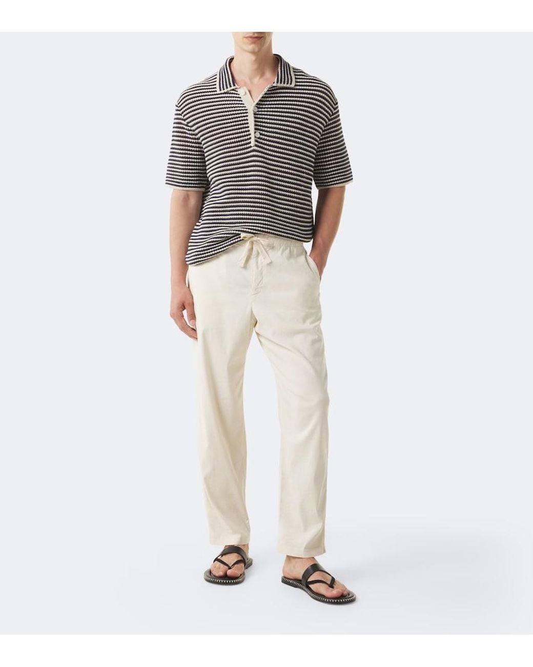 Orlebar Brown Natural Alex Linen-Blend Pants for men