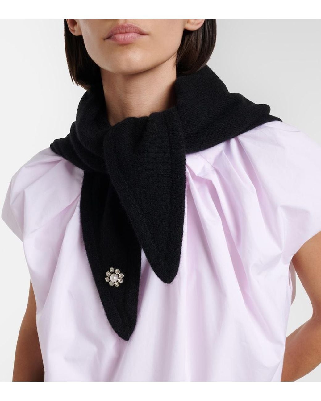 Sciarpa di Simone Rocha in Black