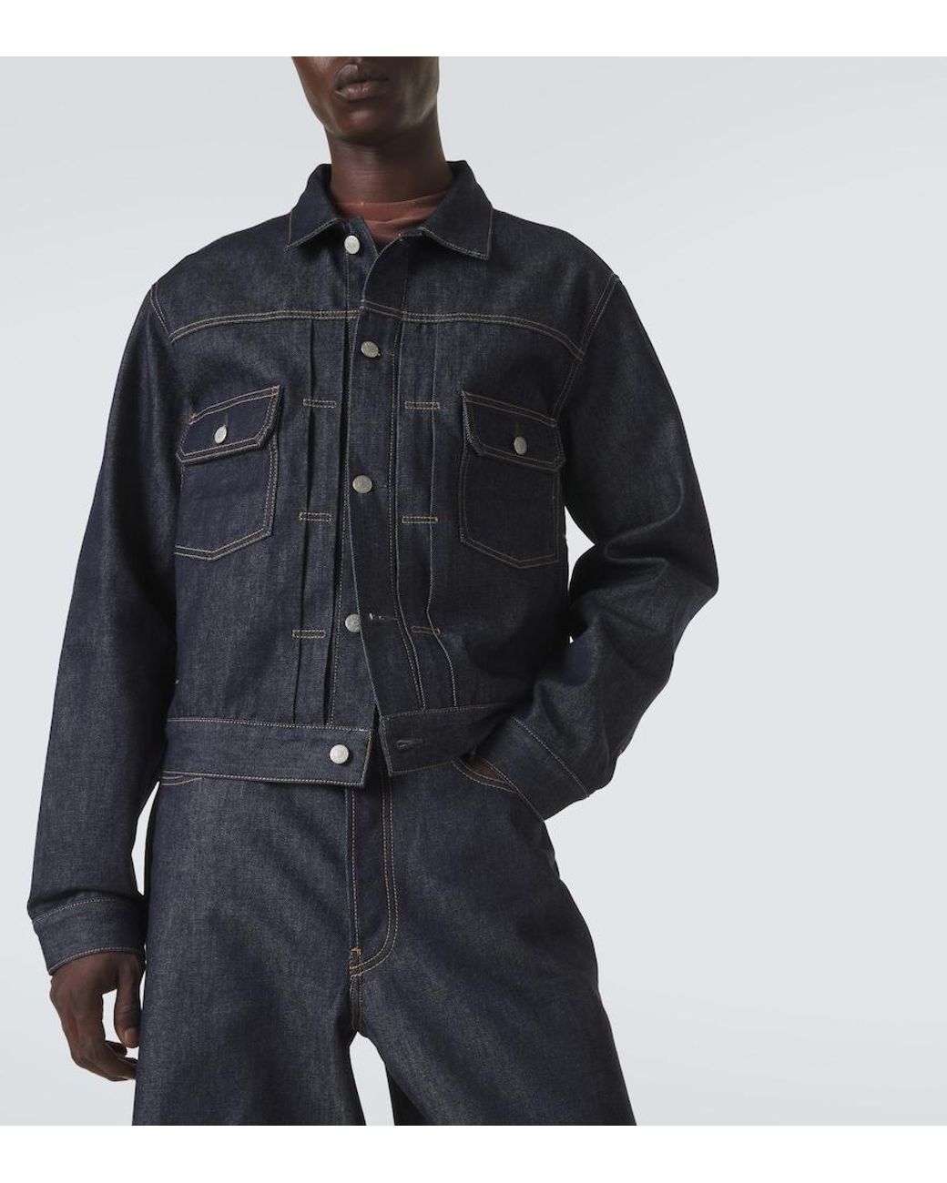 Acne Blue Denim Jacket for men