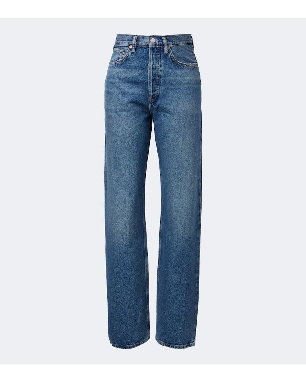 Agolde Blue Vintage Loose Straight Jeans