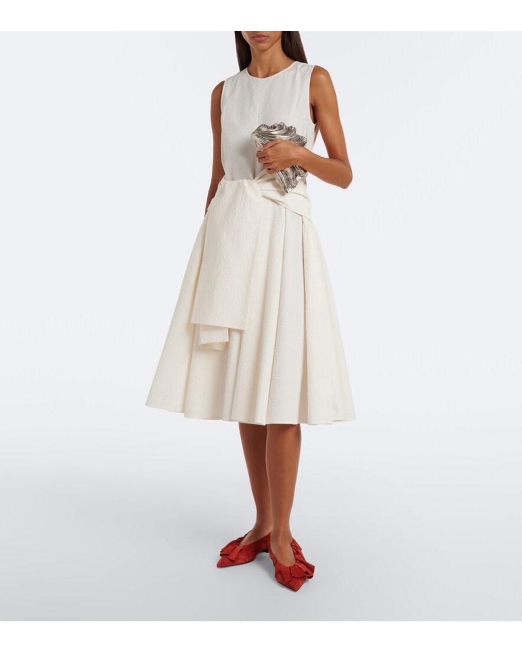 J.W. Anderson White Shell Clutch