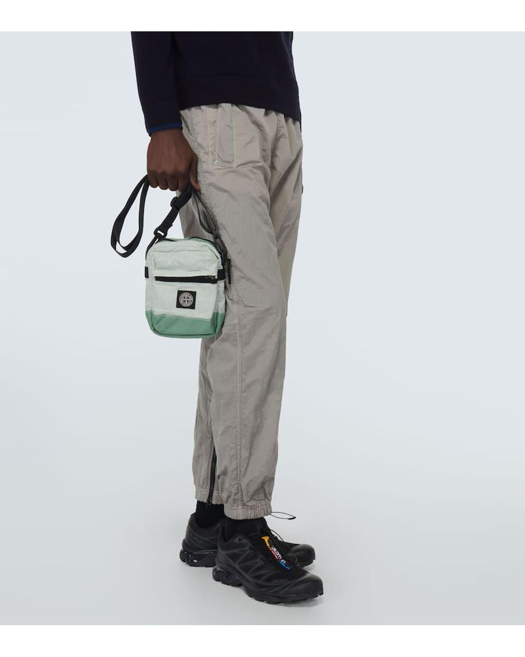 Stone Island Compass Crossbody Bag in Green for Men | Lyst
