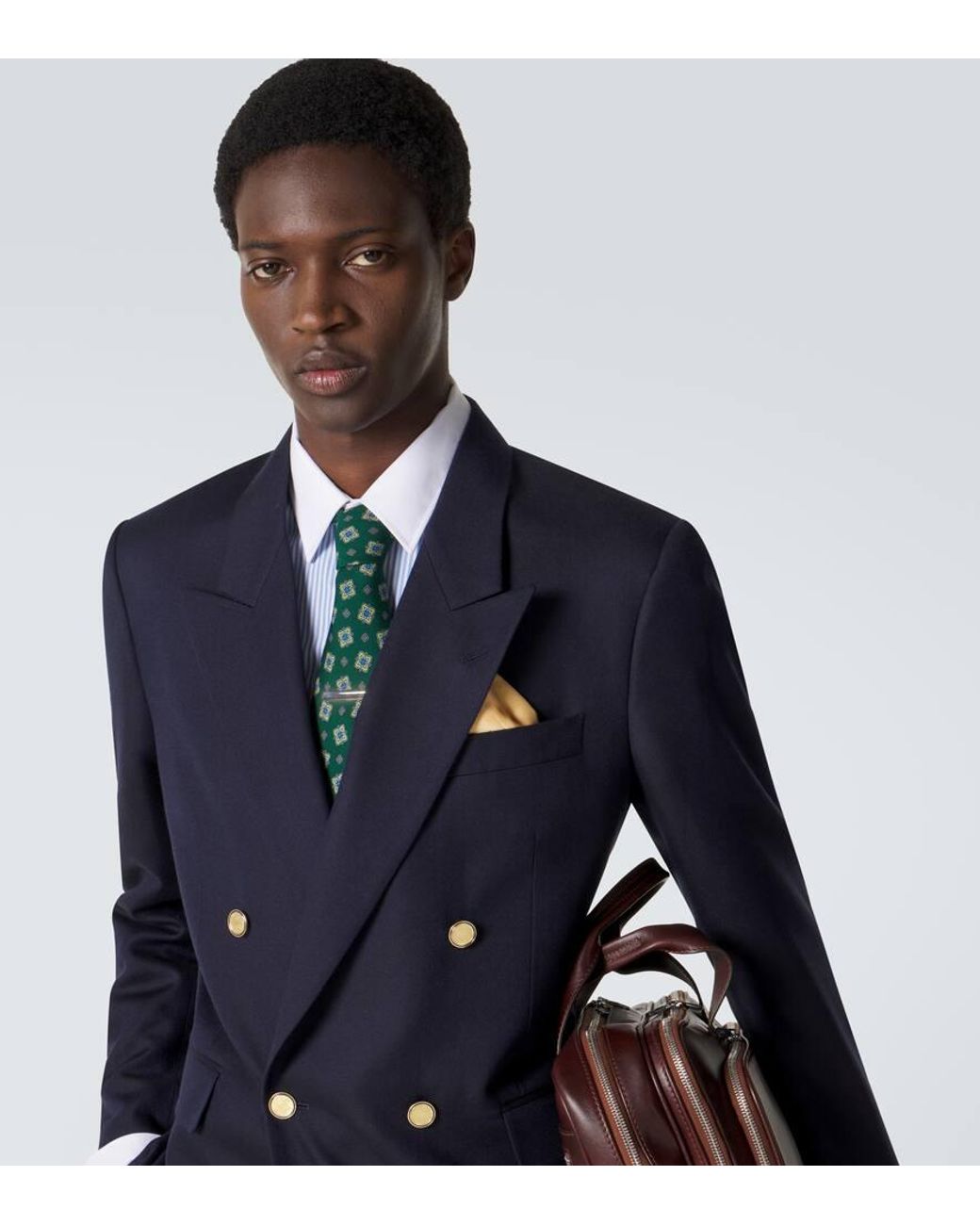 Cravatta di Dunhill in Green da Uomo