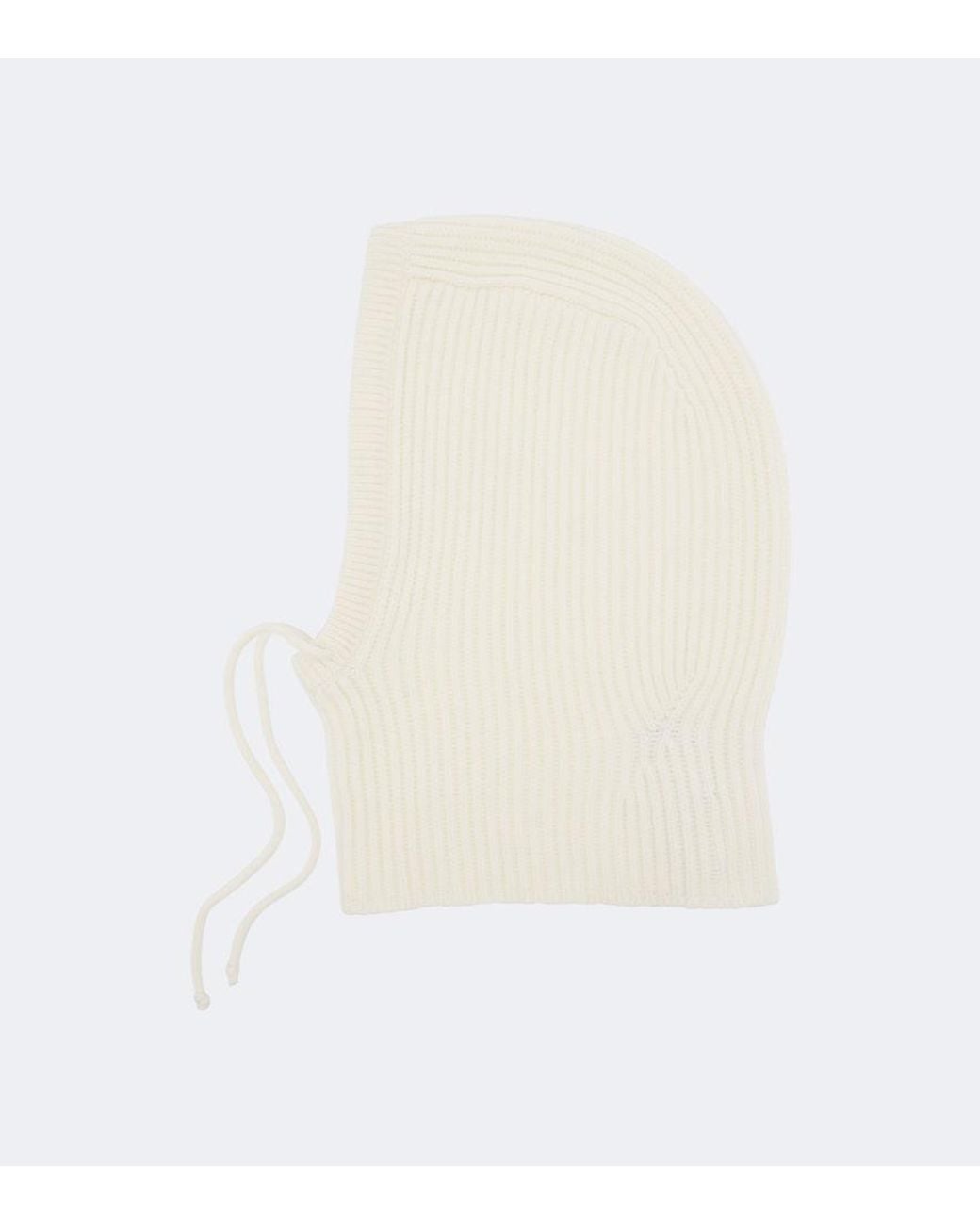 Perfect Moment White Wool And Cashmere Balaclava