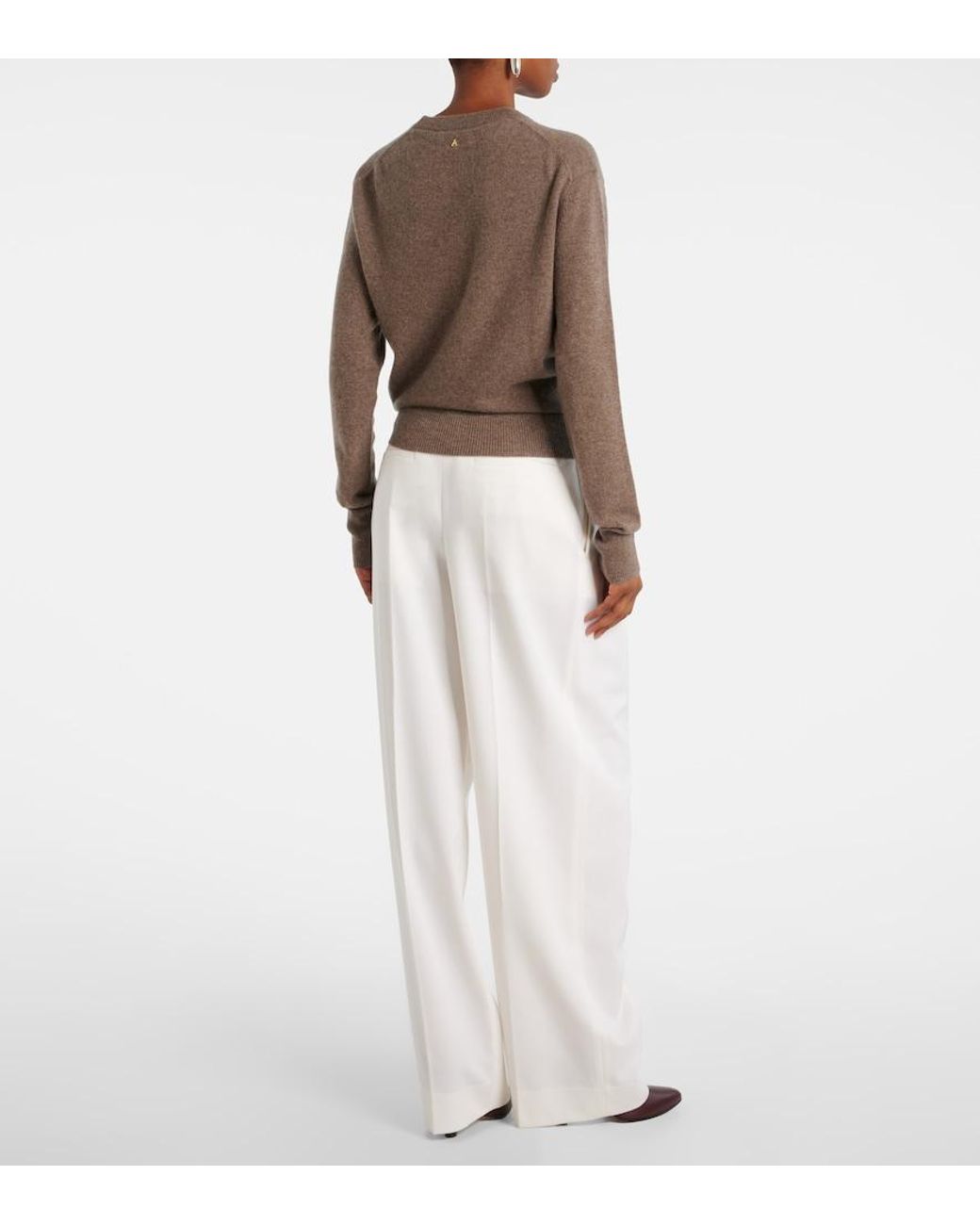 Altuzarra Brown Nalini Cashmere Sweater