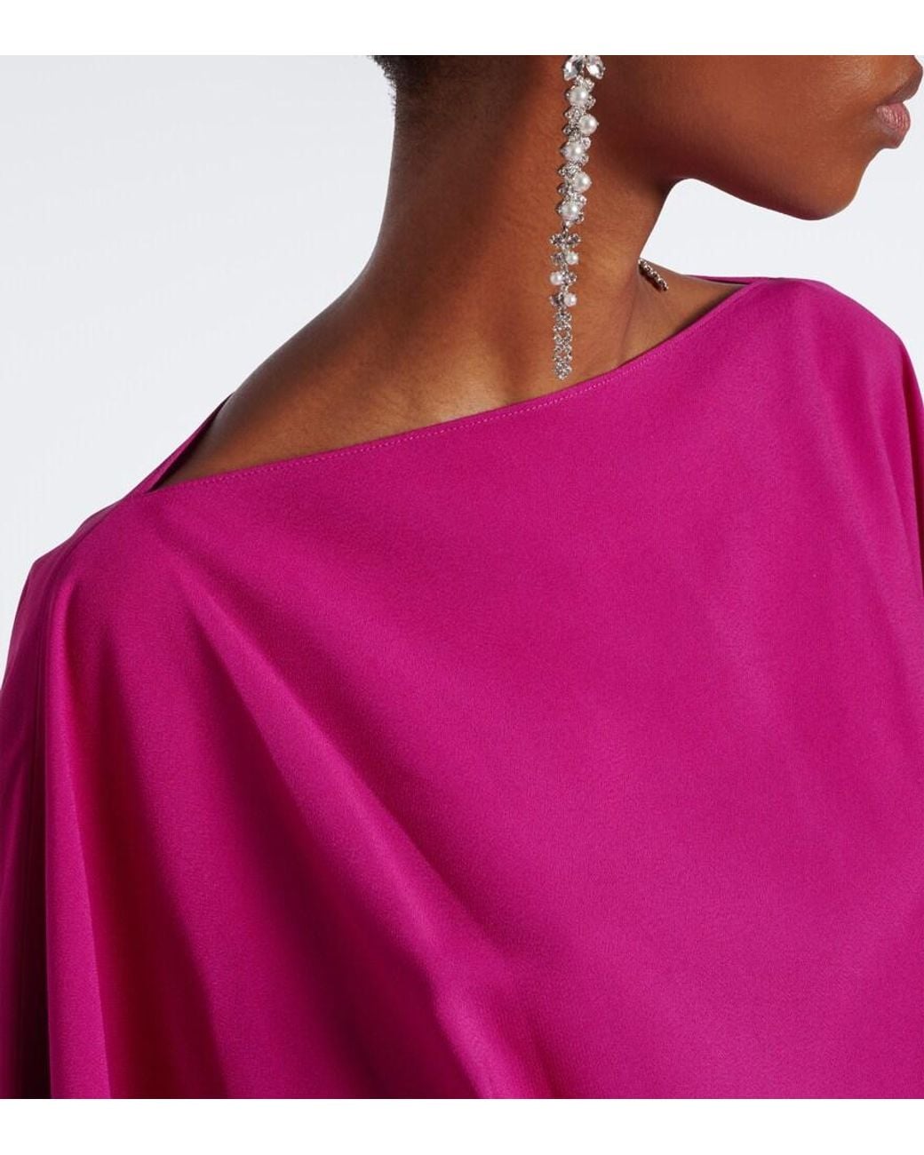 Taller Marmo Pink Eolia Draped Gown