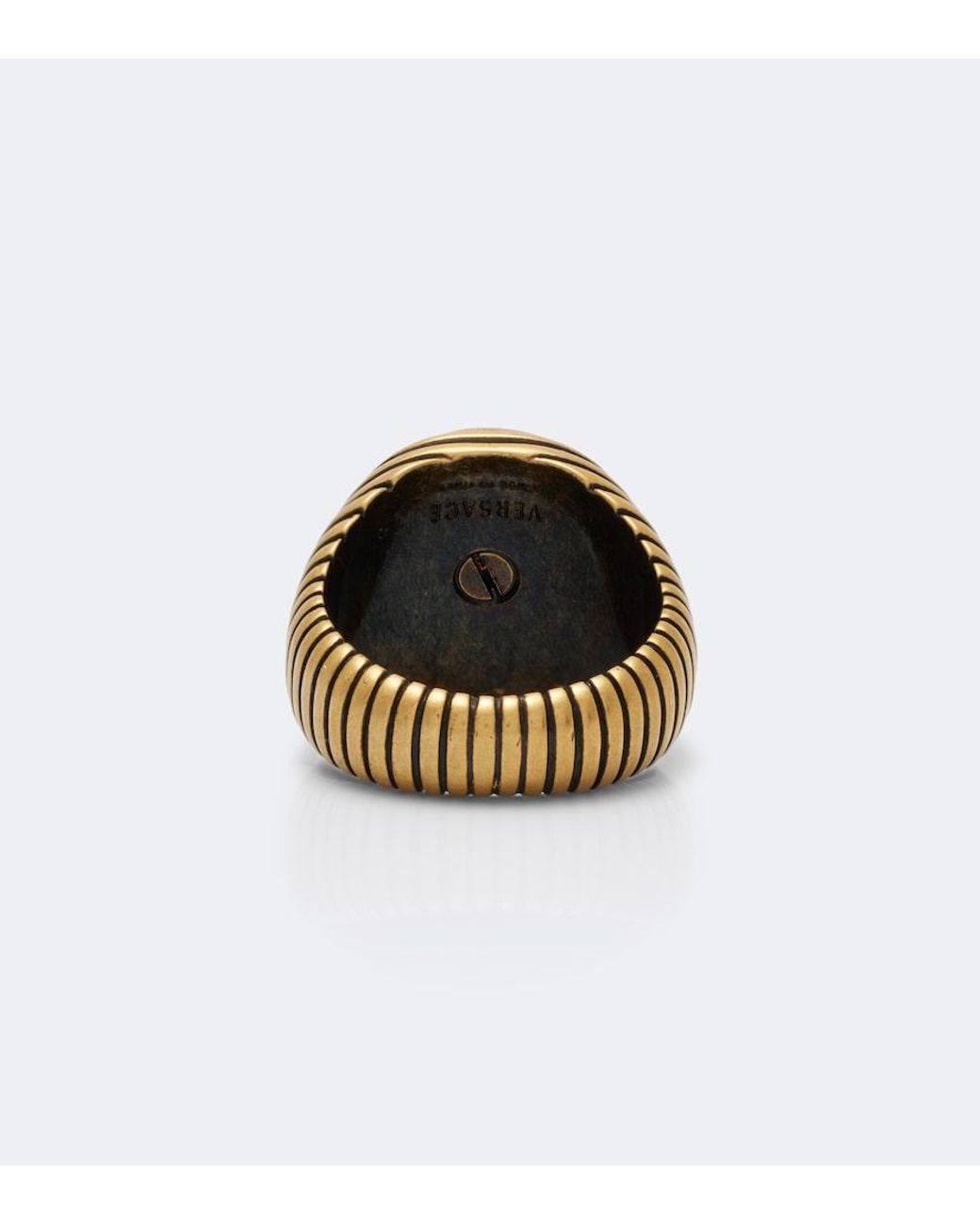 Versace Metallic Medusa Ring