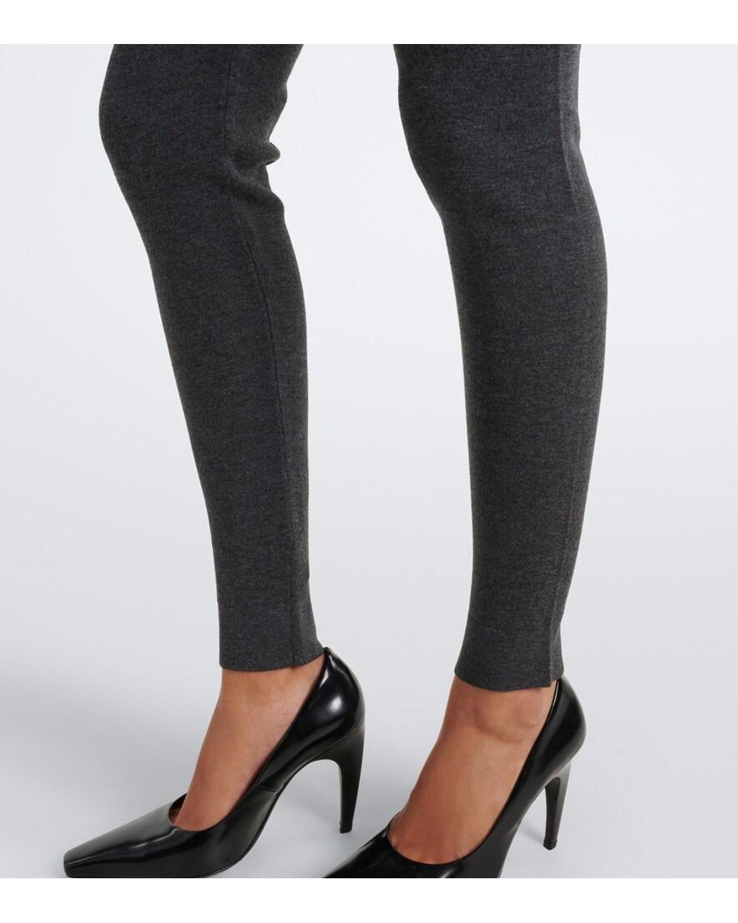 Leggings Con Cinturon Self-Portrait de color Gray
