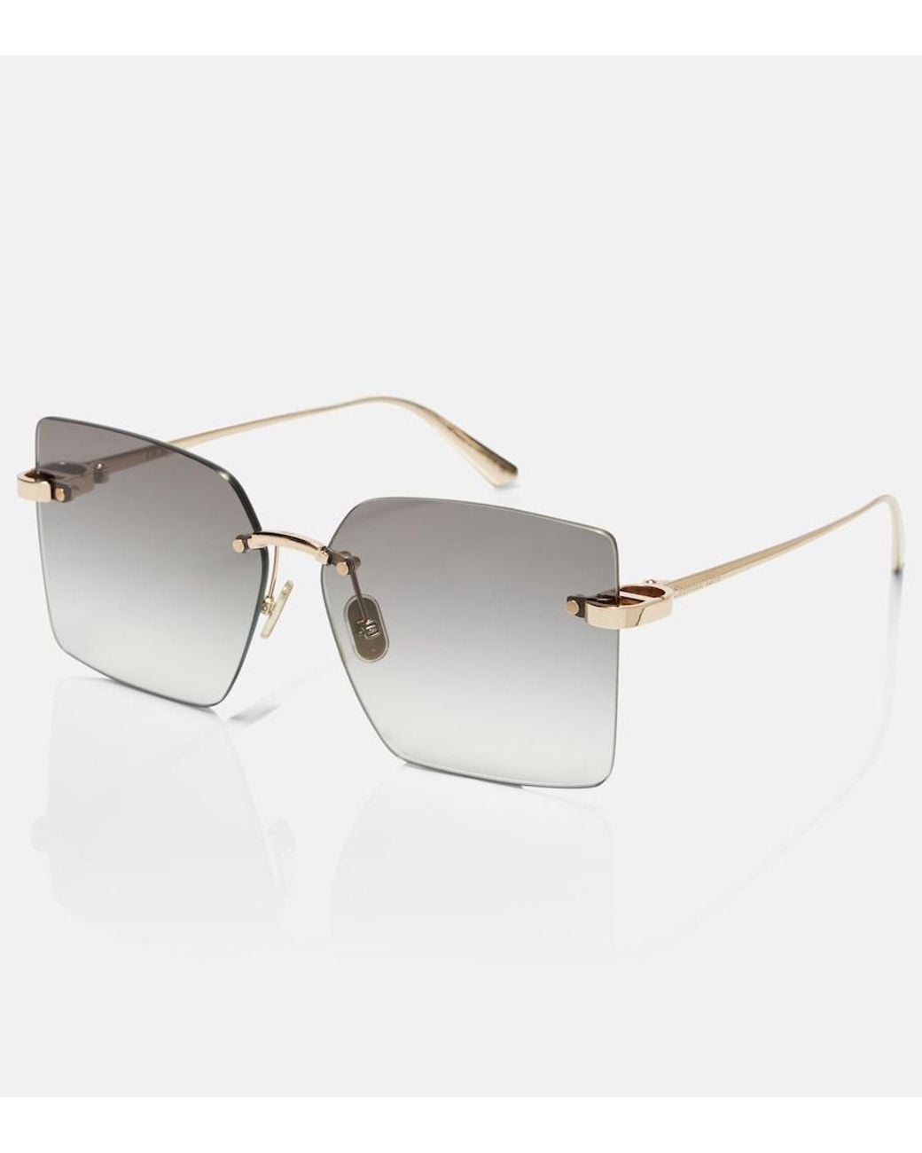 Dior Gray Eckige Sonnenbrille Cdior S3U