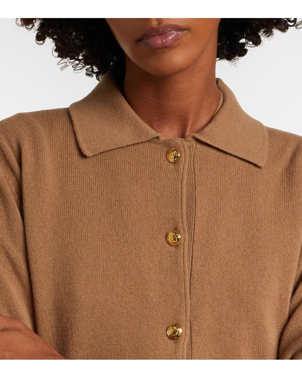 Blazé Milano Brown Highland Wool And Cashmere Cardigan