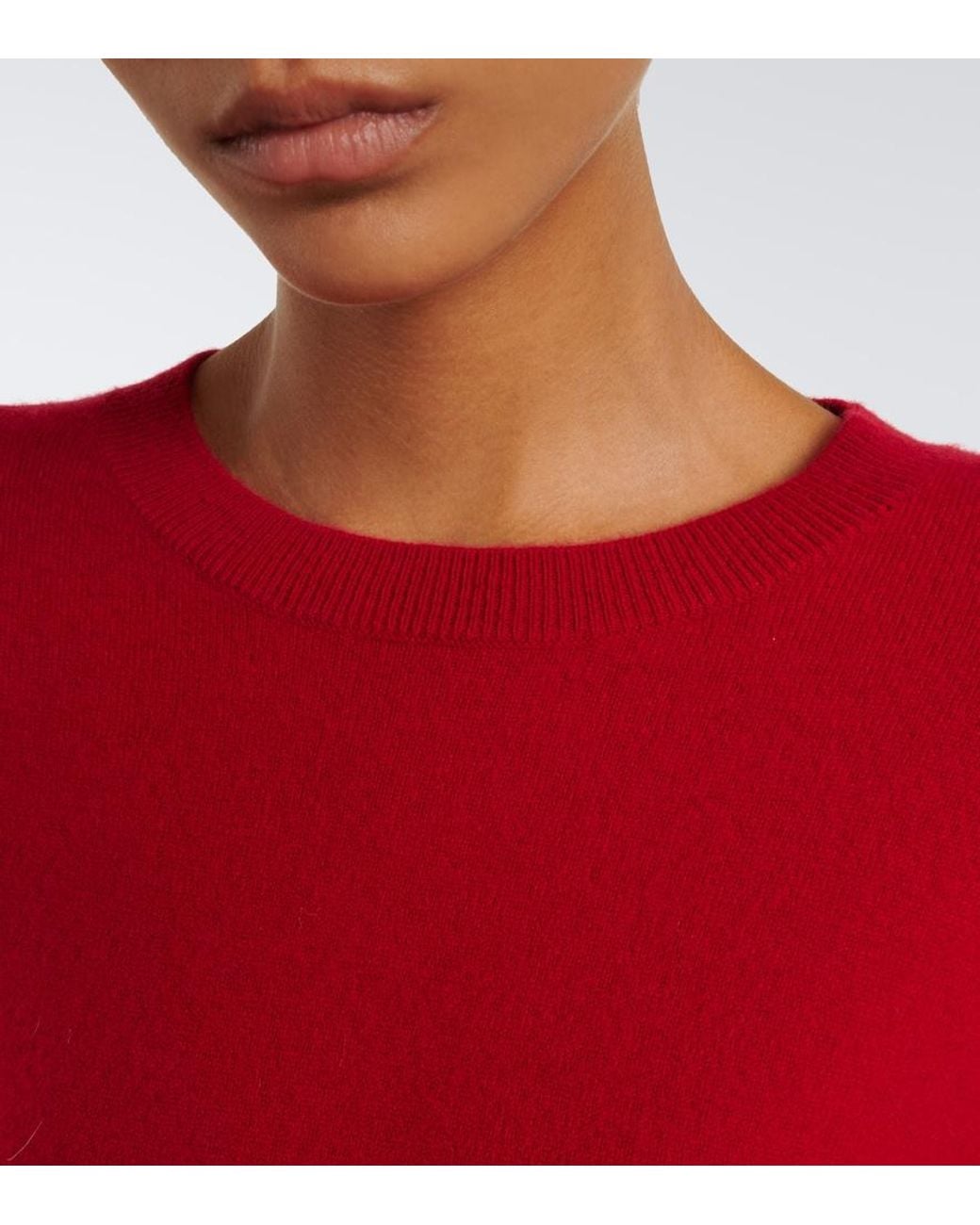 Extreme Cashmere Red N°358 Mister Cashmere-Blend Sweater